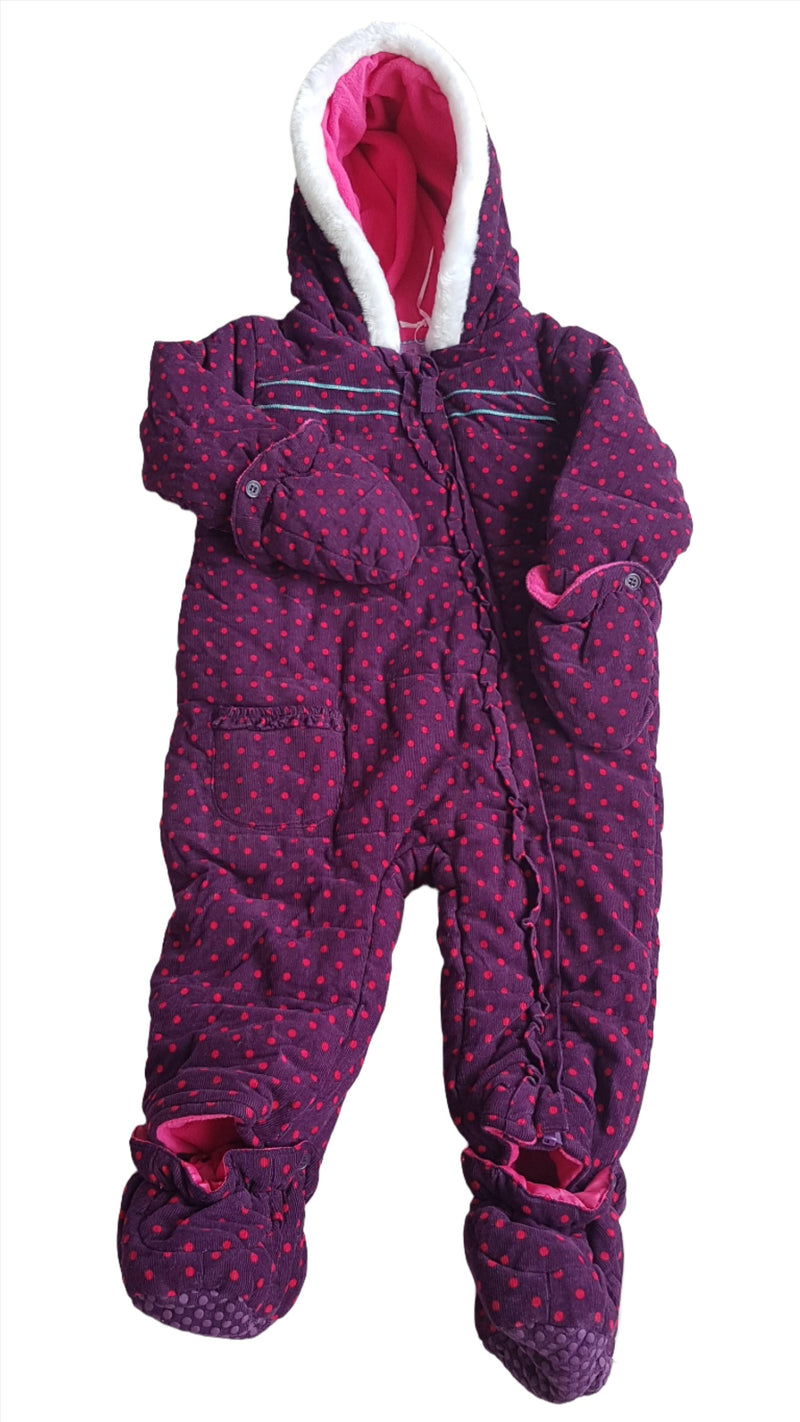 TU KIDS KISLÁNY TÉLI OVERÁL 74-80