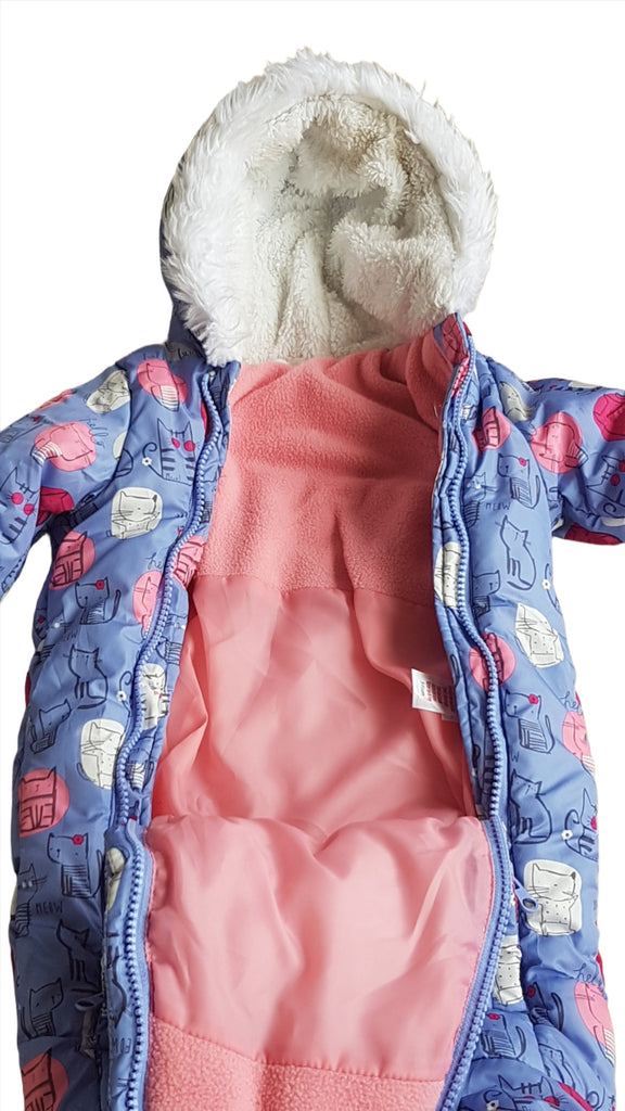 F&F KIDS KISLÁNY CICÁS OVERÁL  62