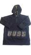 HUGO BOSS DESIGNER UNISEX KAPUCNIS PULÓVER 158-164