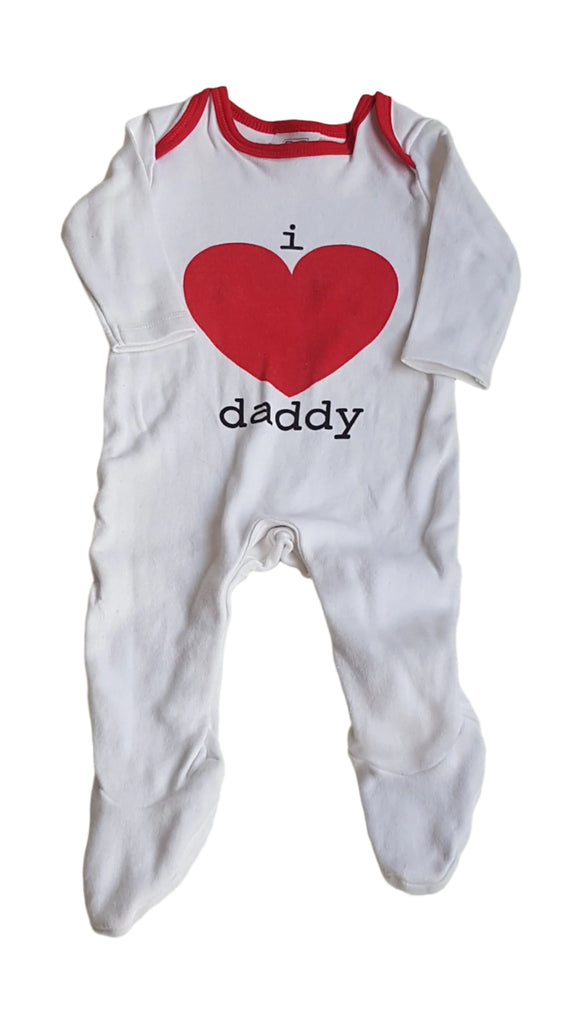 F&F KIDS I LOVE DADDY FELIRATOS UNISEX RUGDALÓZÓ 56