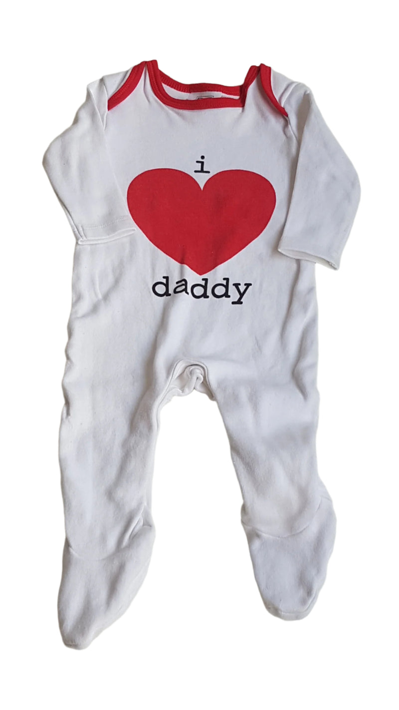 F&F KIDS I LOVE DADDY FELIRATOS UNISEX RUGDALÓZÓ 56