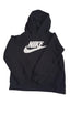 NIKE FEKETE SZÍNŰ, UNISEX KAPUCNIS PULÓVER 116-122