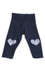 F&F KIDS SZÍVECSKÉS KISLÁNY LEGGING 68