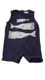 NEXT SÖTÉTKÉK KISFIÚ PLAYSUIT 62