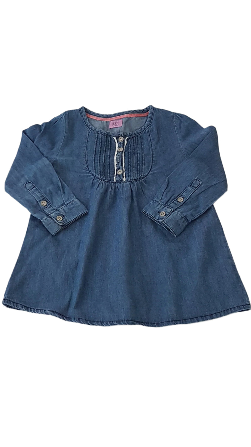 F&F  PUHA FARMER KISLÁNY RUHA 92