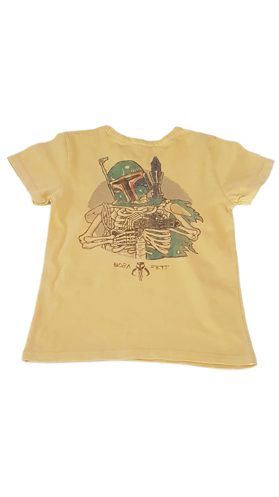 COURAGE & KIND. SÁRGA SZÍNŰ, VAGÁNY KISFIÚ PÓLÓ  110-116