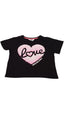 PRIMARK SIMIS ,LOVE FELIRATOS KISLÁNY CROP TOP 146