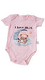 ÚJ BASIC I LOVE BUA FELIRATOS KISLÁNY BODY 62