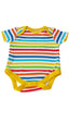 ÚJ MINI CLUB SZÍNES CSÍKOS UNISEX BODY 62