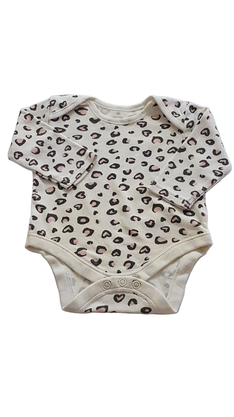 PRIMARK OCELOT MINTÁS KISLÁNY BODY 62