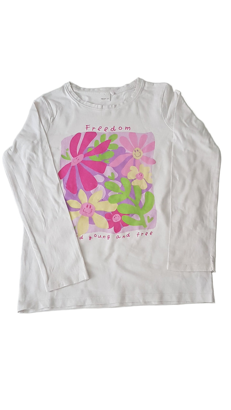 NEXT SZÍNES VIRÁGOS, CSILLOGÓS KISLÁNY FELSŐ  146