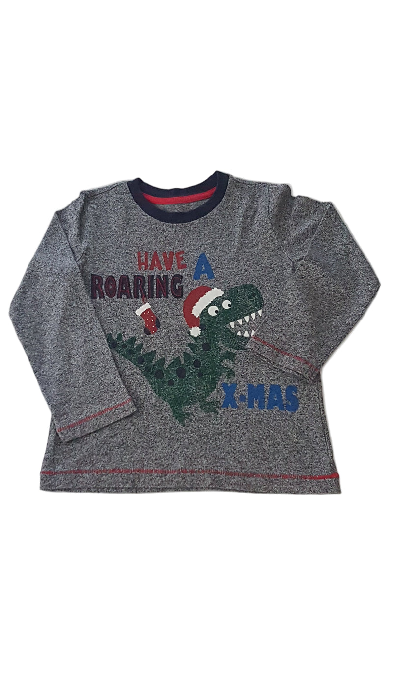 MATALAN KARÁCSONYI DÍNÓS  KISFIÚ FELSŐ 98