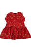 F&F KARÁCSONYI MINTÁS KISLÁNY RUHÁCSKA 116