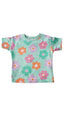 ÚJ MATALAN CSODASZÉP VIRÁGOS KISLÁNY PÓLÓ 92