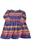 BLUEZOO SZÍNES MINTÁS KISLÁNY RUHA 104