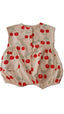 ÚJ NEXT CSERESZNYÉS KISLÁNY PLAYSUIT 62