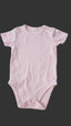 F&F RÓZSASZÍN- BORDÁZOTT KISLÁNY BODY 92