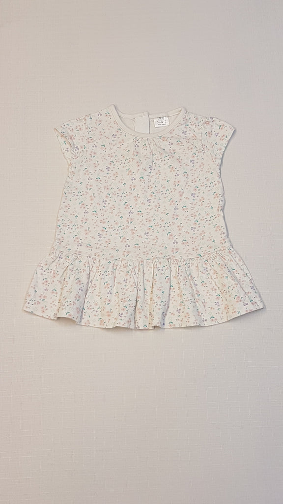F&F  APRÓ VIRÁG MINTÁS VINTAGE TUNIKA RUHA 62
