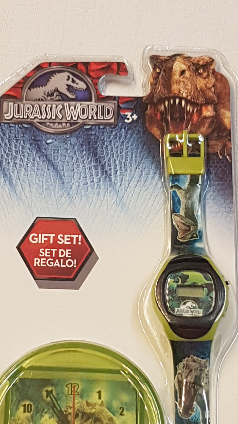 ÚJ VAGÁNY,JURASSIC WORLD KISFIÚ KARÓRA,ÉBRESZTŐÓRÁVAL