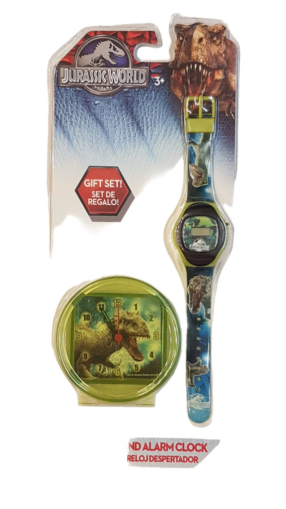 ÚJ VAGÁNY,JURASSIC WORLD KISFIÚ KARÓRA,ÉBRESZTŐÓRÁVAL