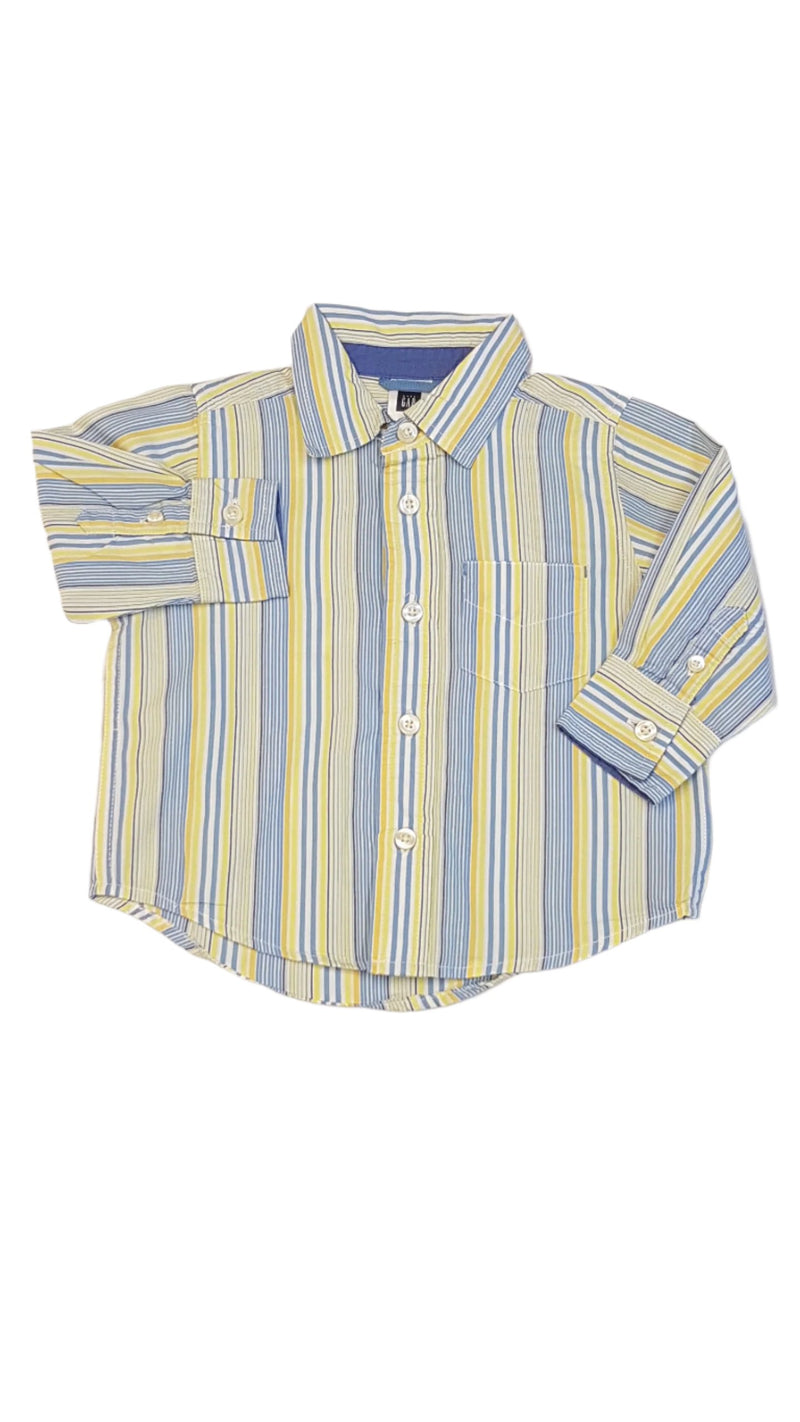 BABY GAP EXTRAMINŐSÉGŰ,ELEGÁNS KISFIÚ ING 80-86