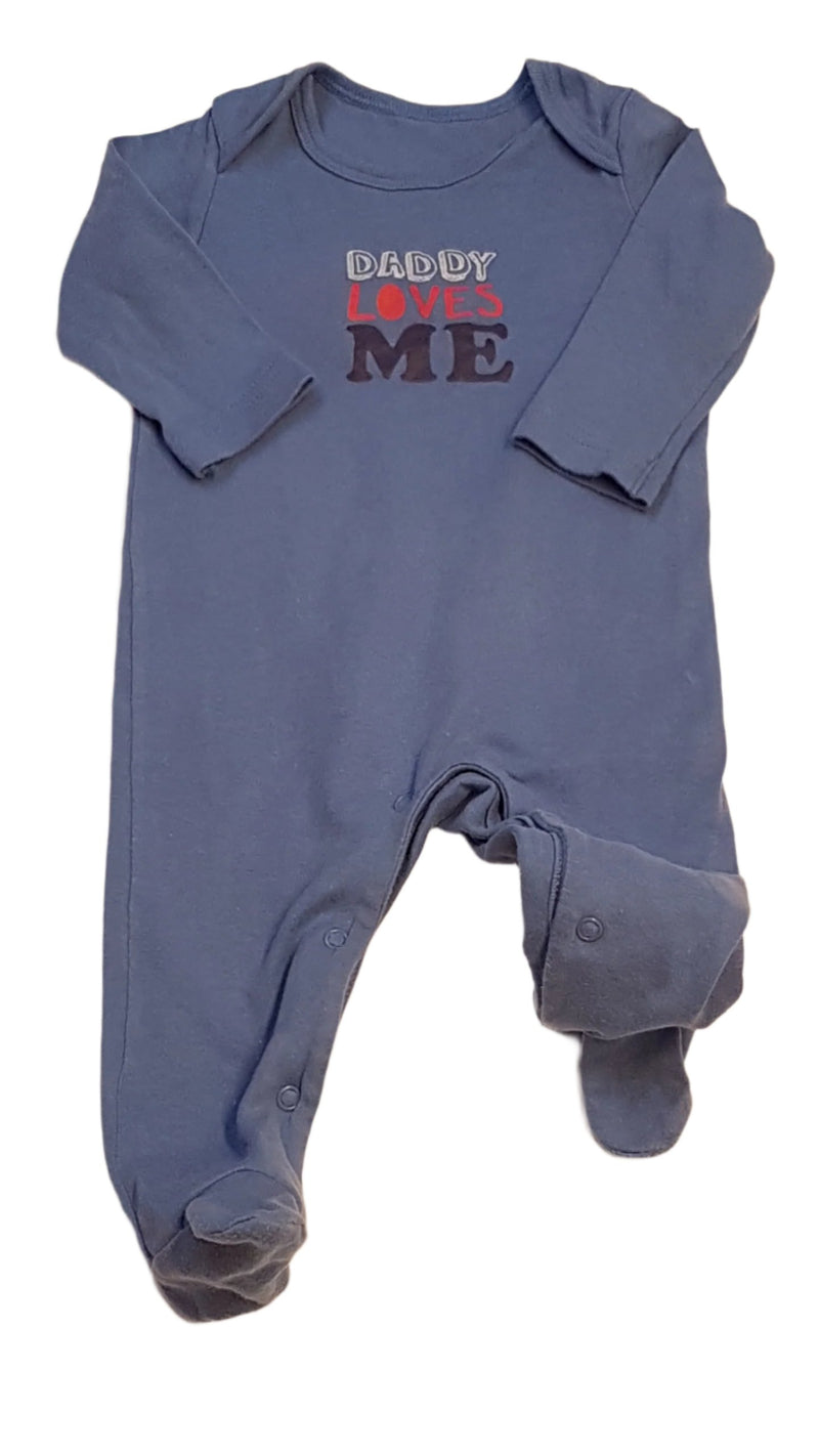 F&F KIDS DADDY LOVES ME FELIRATÚ KISFIÚ RUGI 68
