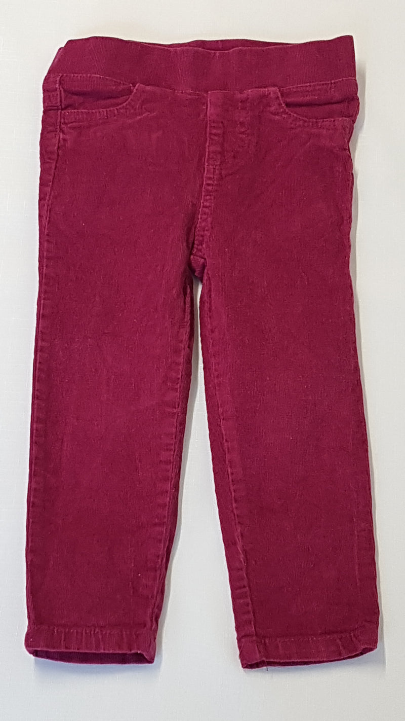 F&F KIDS BORDÓ MIKRÓBÁRSONY KISLÁNY JEGGING 92