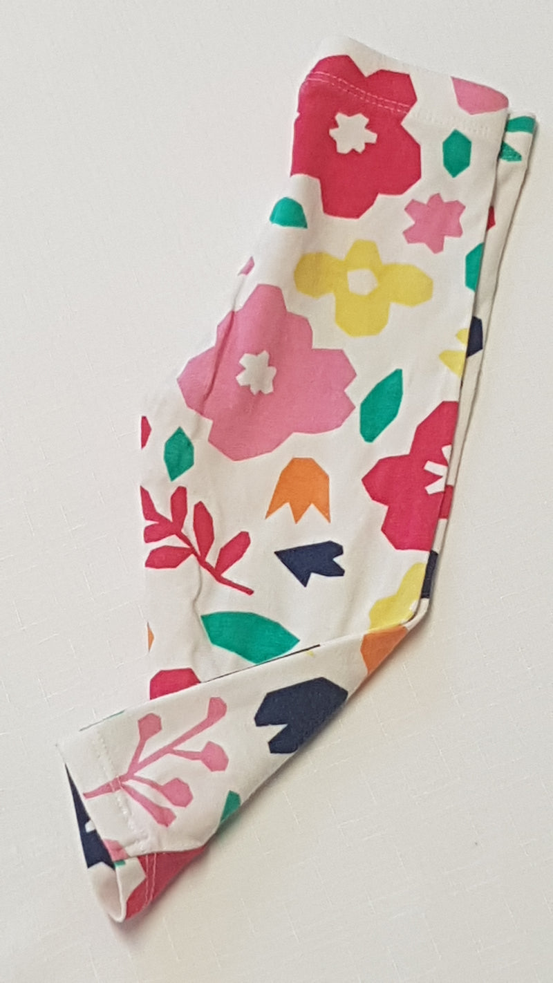 F&F KIDS NAGY VIRÁGOS KISLÁNY LEGGING 74