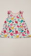 MATALAN KÜLÖNLEGES,SZÍNES PAPÍRSÁRKÁNY MINTÁS KISLÁNY RUHA 62