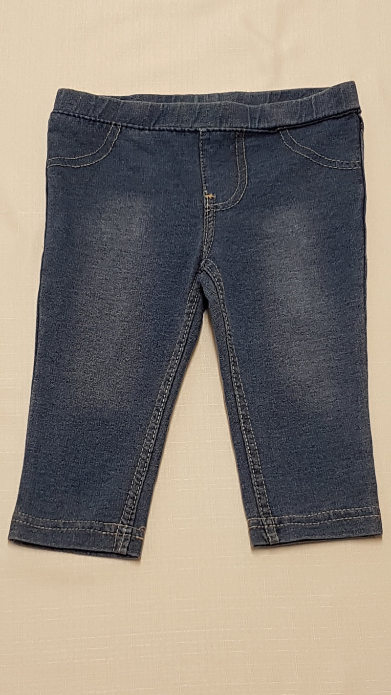 F&F KIDS KOPTATOTT KISLÁNY JEGGING 68