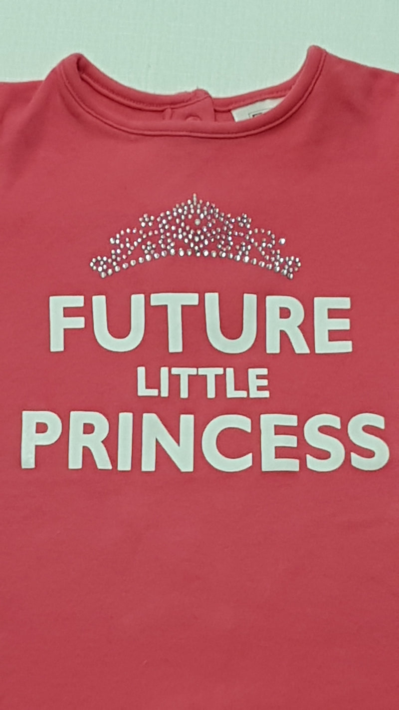 F&F KIDS FUTURE LITTLE PRINCESS FELIRATÚ,GYÖNYÖRŰ SZÉP KÖVES KISLÁNY NAPOZÓ 62