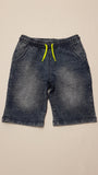 F&F KIDS KOPTATOTT,FARMERHATÁSÚ,KÉTOLDALT ZSEBES,VAGÁNY,PAMUT,KISFIÚ BERMUDA NADRÁG GUMIS DERÉKRÉSSZEL 140