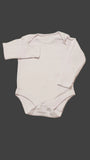 F&F KIDS FEHÉR UNISEX BODY 80