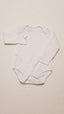 F&F KIDS UNISEX,HOSSZÚ UJJÚ,FEHÉR BODY 80