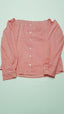 ÚJ BOOHOO OLASZ DESIGNER PIROS-FEHÉR VÉKONY CSÍKOS,GUMIS EJTETT VÁLLÚ KISLÁNY DIVATOS BLÚZ 164-176