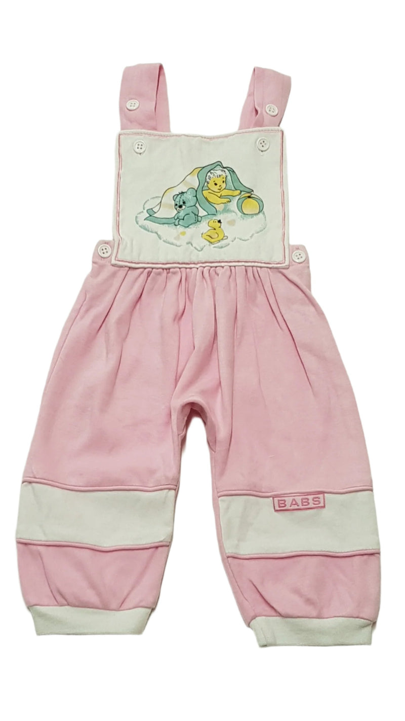 BABS ARANYOS FIGURÁS,RÓZSASZÍN KANTÁROS PAMUT KISLÁNY NACI 62-68