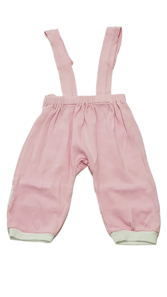 BABS ARANYOS FIGURÁS,RÓZSASZÍN KANTÁROS PAMUT KISLÁNY NACI 62-68