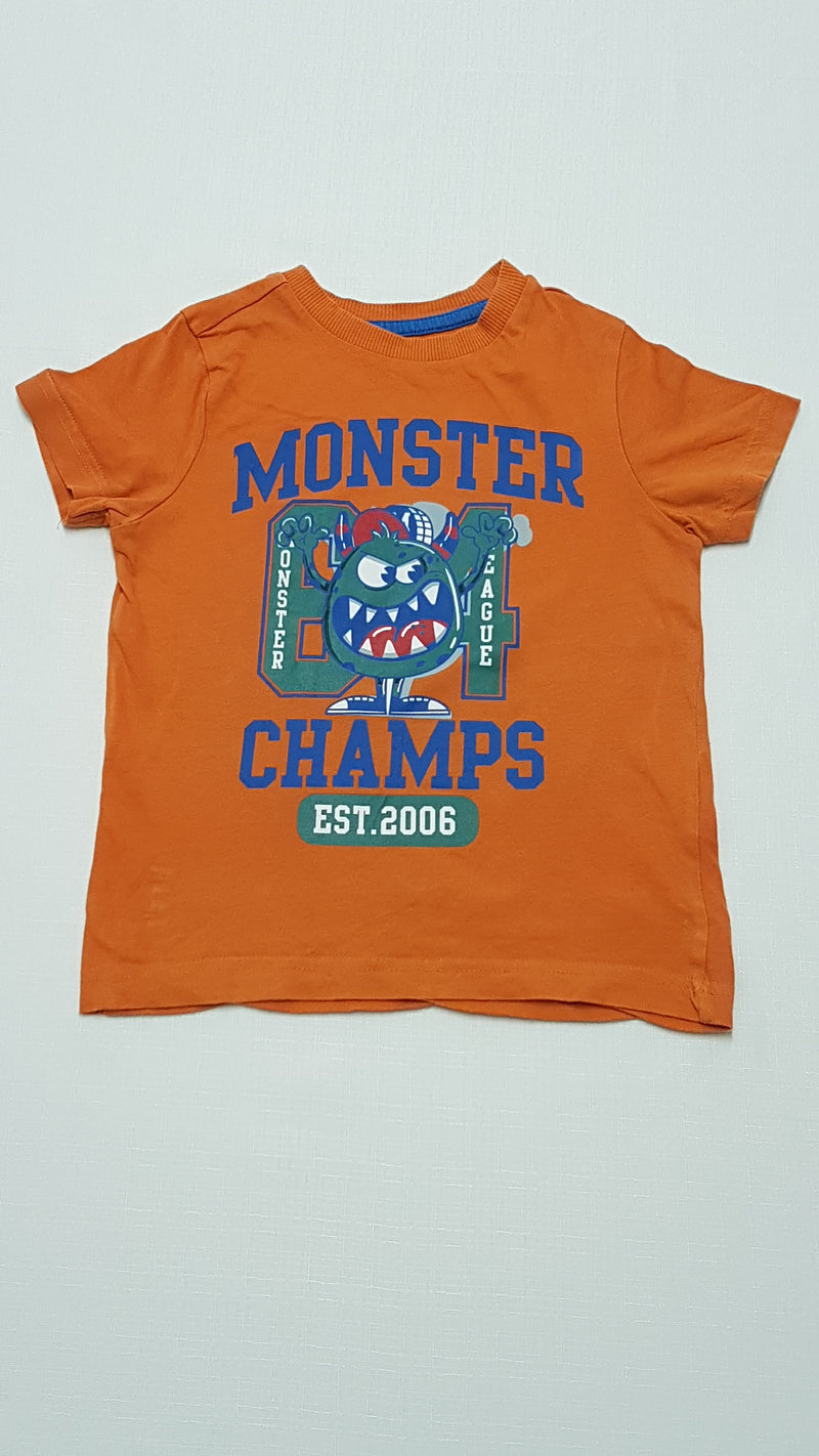 F&F KIDS MONSTER VAGÁNY KISFIÚ PÓLÓ 98