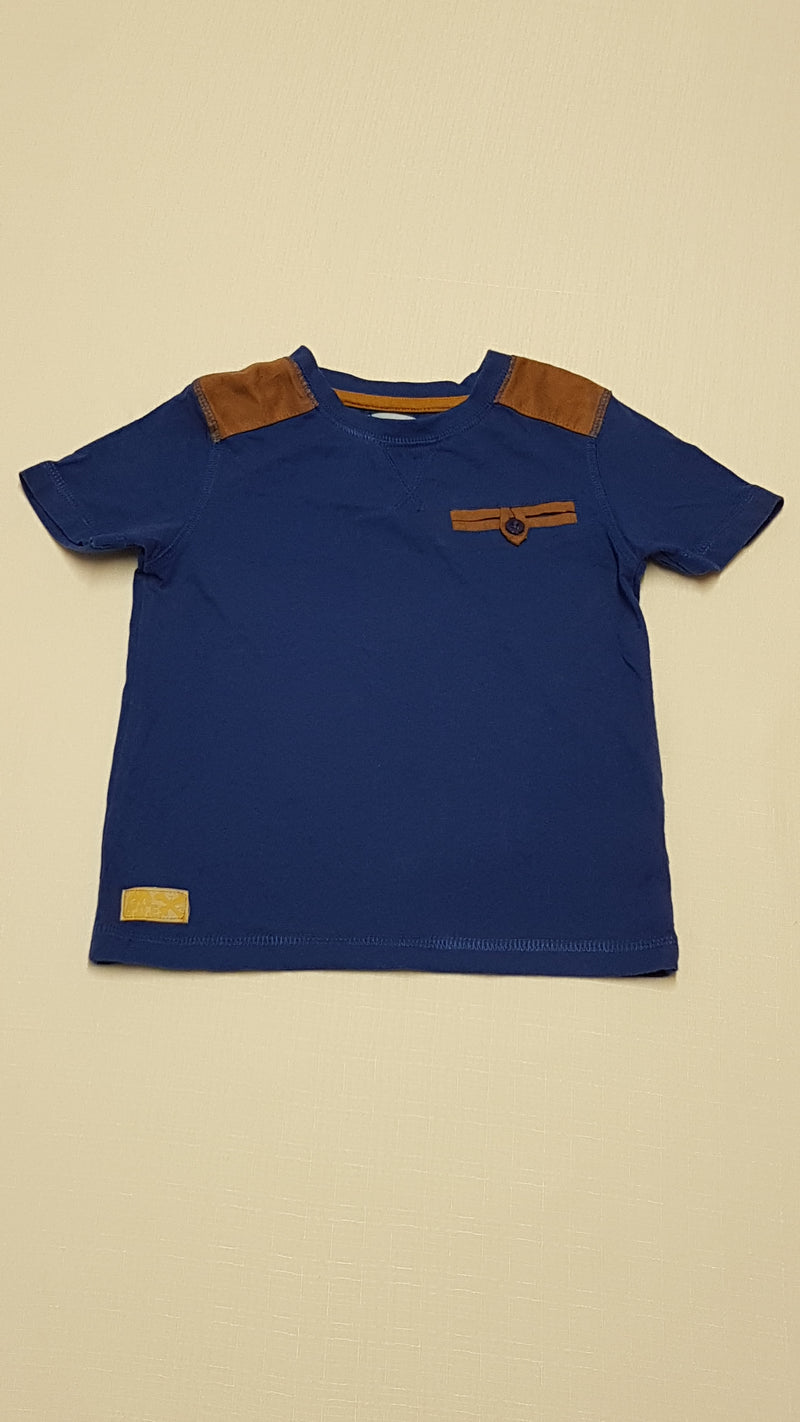F&F KIDS KÉK SZÍNŰ KISFIÚ PÓLÓ 92