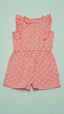 PRIMARK FODROS VÁLLÚ,PÖTTYÖS,ARANYOS KISLÁNY PLAYSUIT 92