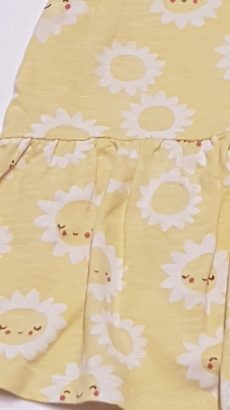 F&F KIDS MOSOLYGÓS NAPOCSKÁS KISLÁNY TUNIKA FELSŐ 92