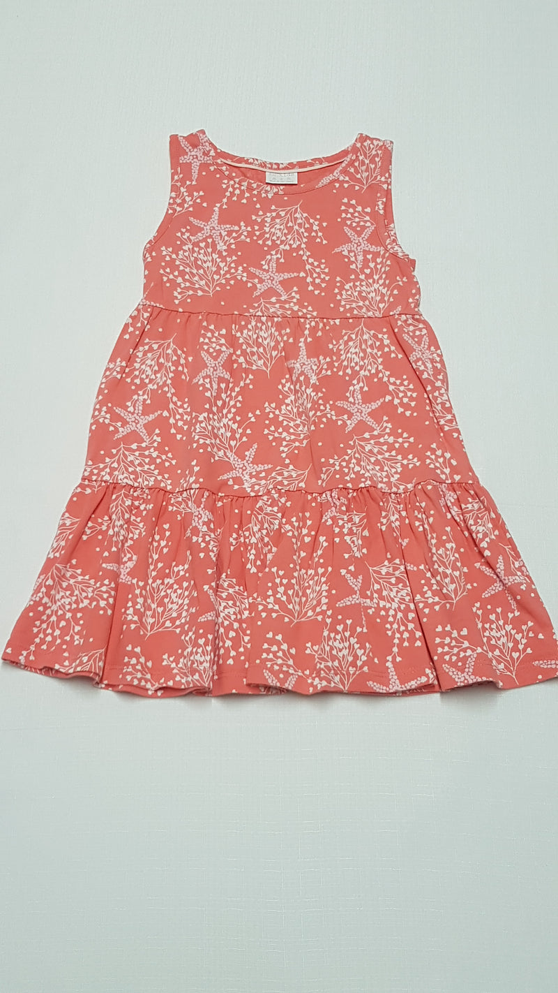 F&F KIDS KÜLÖNLEGES MINTÁS,PAMUT KISLÁNY RUHA 104