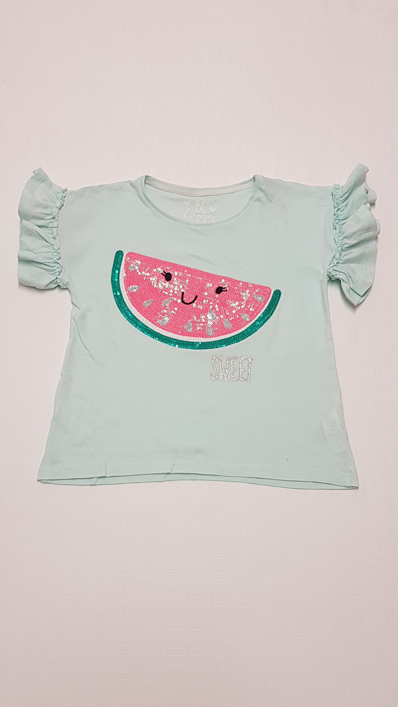 F&F KIDS FODROS UJJÚ,FLITTERES,DINNYÉS,CSAJOS KISLÁNY PÓLÓ 122