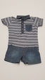GEORGE GOMBOS,GALLÉROS,ELEGÁNS KISFIÚ PLAYSUIT 62-68