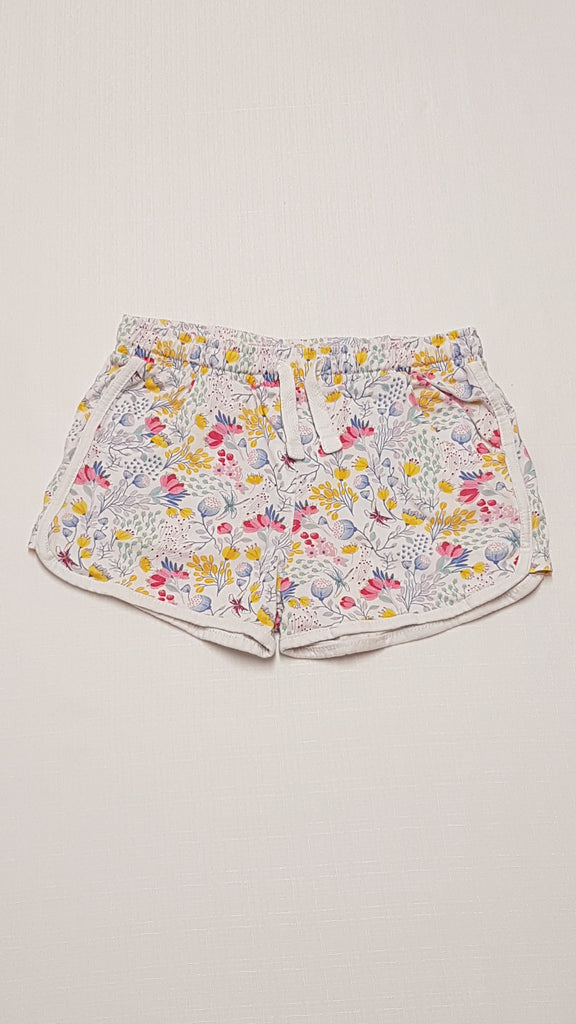 F&F KIDS MEZEI VIRÁGOS,PAMUT KISLÁNY RÖVIDNACI 116