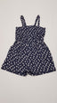 M&S KIDS KÉTOLDALT ZSEBES,SZÍVECSKÉS KISLÁNY PLAYSUIT 134