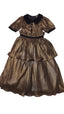 RUTY FRANCIA DESIGNER CSODASZÉP MAXI, ALKALMI KISLÁNY RUHA 104-110