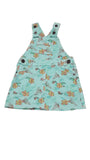 F&F KIDS HAWAII VIRÁGMINTÁS, KANTÁROS,CSINI KISLÁNY RUHA 80