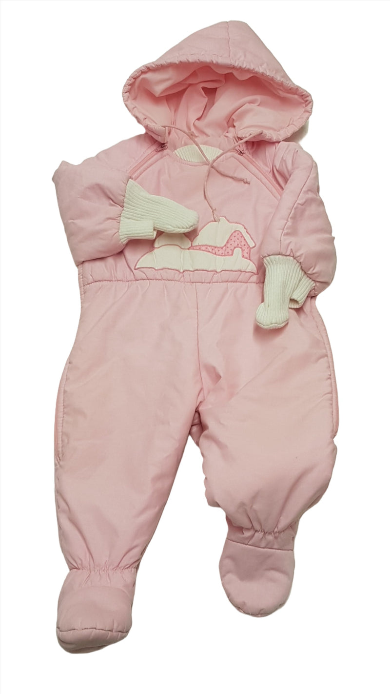 ARANYOS HÁZIKÓS KISLÁNY OVERÁL 68