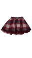 NUTMEG GYÖNYÖRŰ SZÉP,TÜLLÖS,KOCKÁS,GUMIS DEREKÚ KISLÁNY SZOKNYA 98